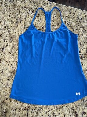 Under Armour Bright Blue Women’s Racerback Performance Tank